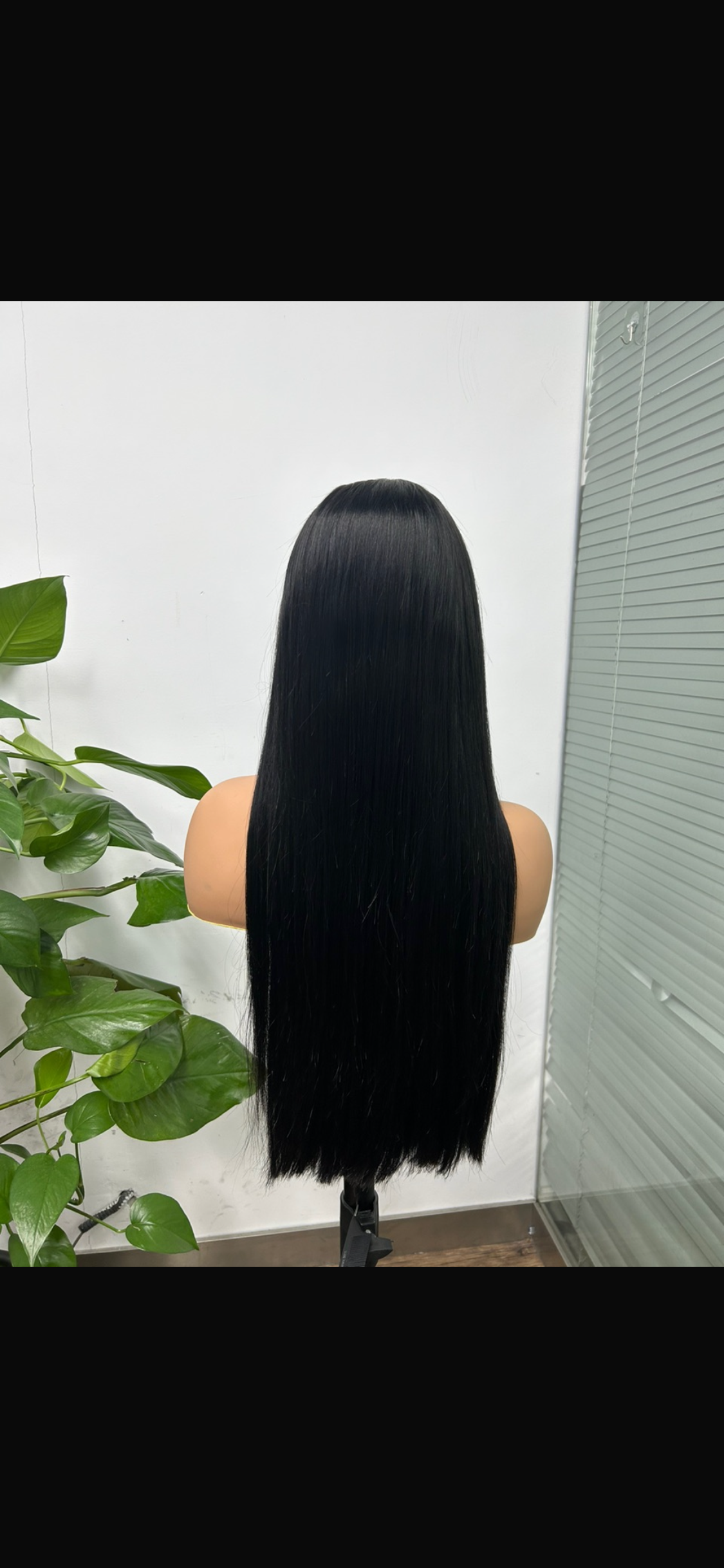 Straight Virgin Human Hair Wig