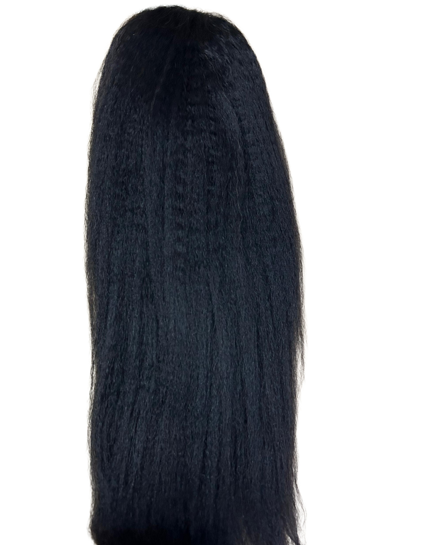 Kinky Straight Virgin Human Hair Wig